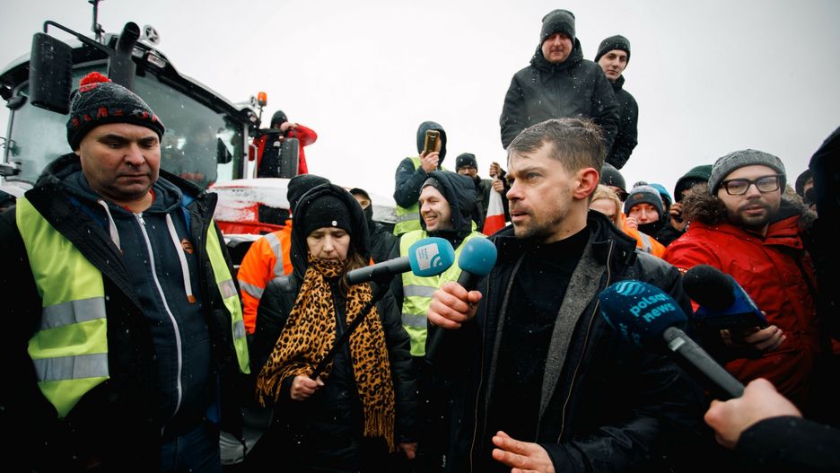 Ogólnopolski protest i spotkanie Michała Kołodziejczaka z  protestującymi rolnikami