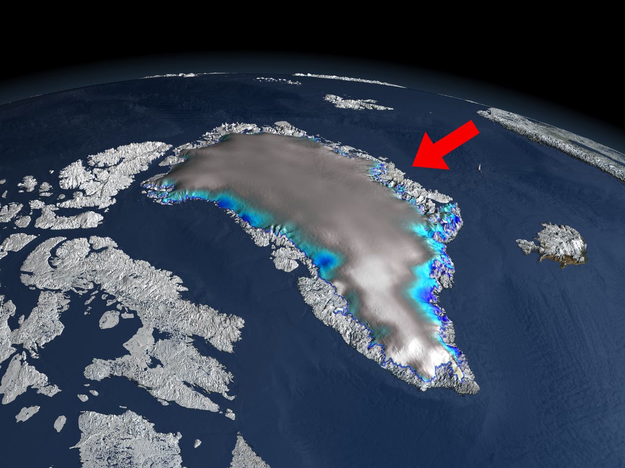 Greenland: Once lush tundra now buried under ice