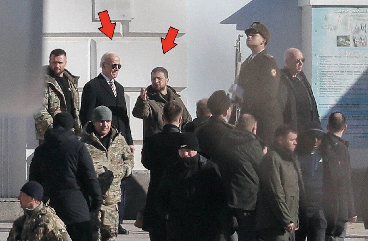 Lawina pytań o wzrost Bidena i Zełenskiego po wizycie w Kijowie. A fakty są takie