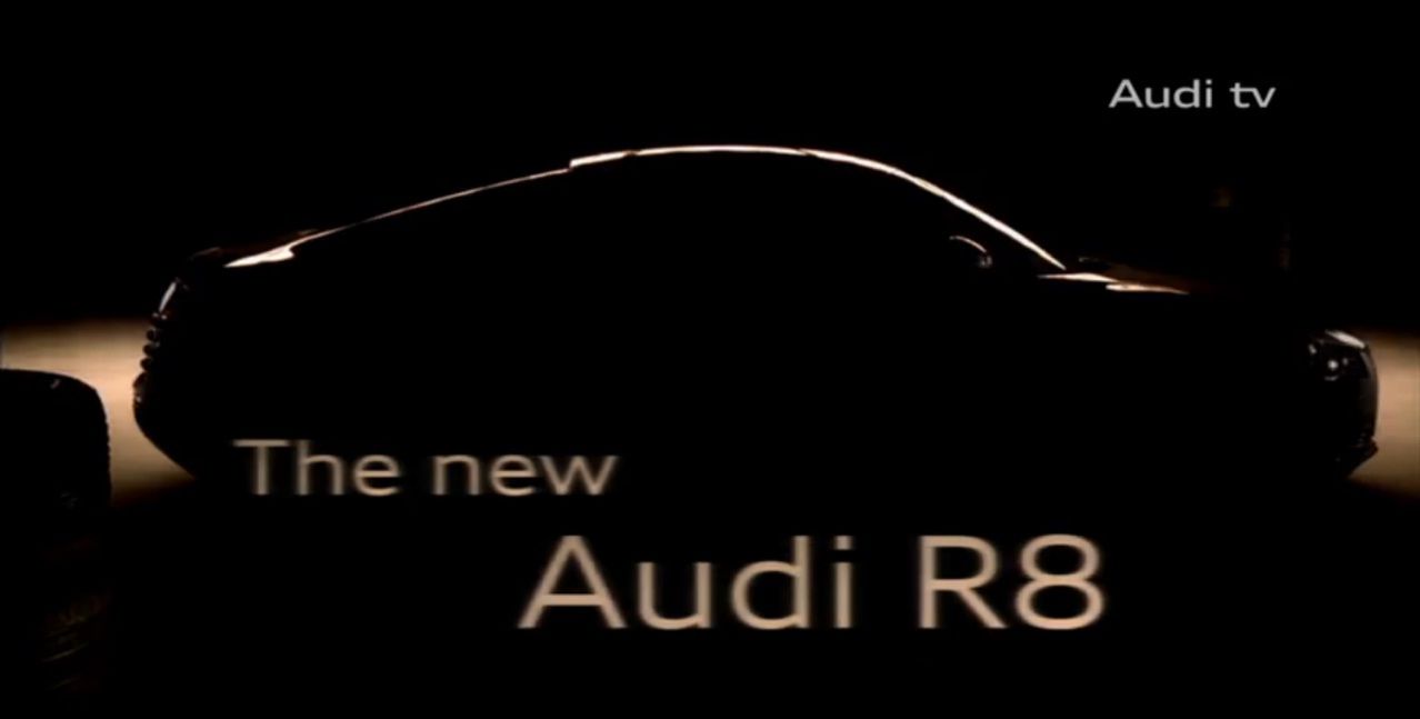 2013 Audi R8 dojrzało do faceliftingu - pierwszy teaser [wideo]