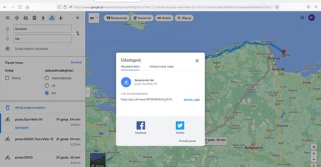 Google Maps: jak udostępnić trasę?