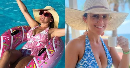 Katarzyna Cichopek pręży się na dmuchanym donucie: "Instagram kontra RZECZYWISTOŚĆ" (FOTO)