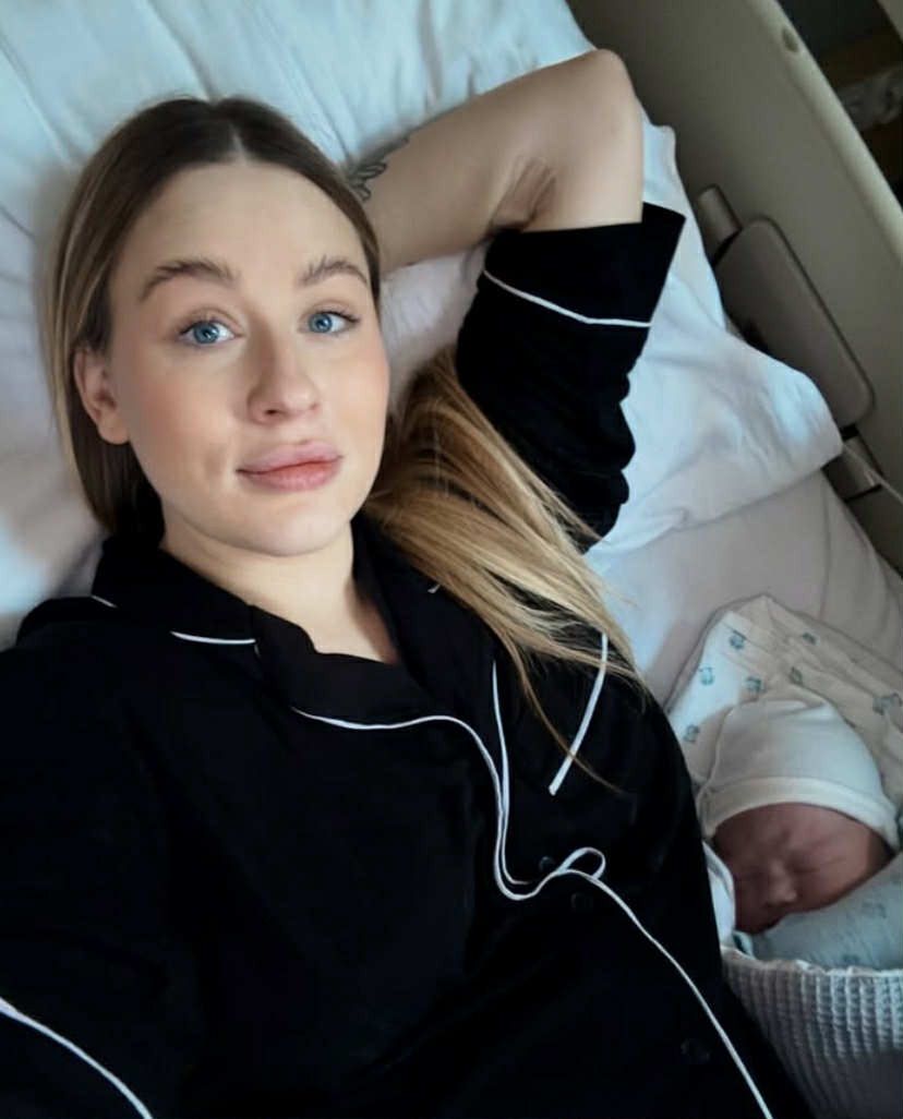 Andziaks, zdjęcie z dzieckiem