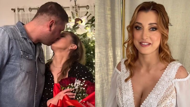 Justyna Żyła jest niezwykle szczęśliwa jako panna młoda