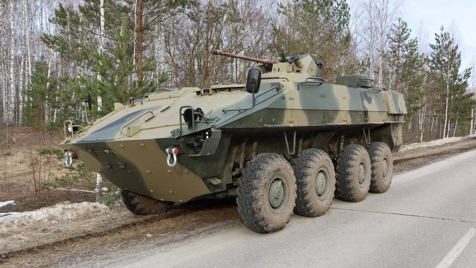 BTR-22 podczas testów