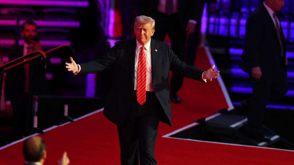 Donald Trump Holds Victory Rally In Washington DC On Eve Of Inauguration
WASHINGTON, DC - JANUARY 19: President-Elect Donald Trump walks to the stage at his victory rally at the Capital One Arena on January 19, 2025 in Washington, DC.  Trump will be sworn in as the 47th U.S. president on January 20. (Photo by Tasos Katopodis/Getty Images)
Tasos Katopodis
bestof, topix