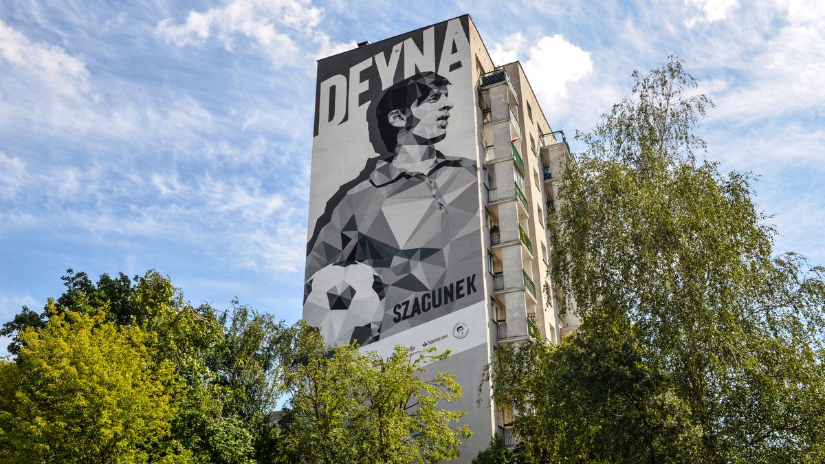 Zdjęcie dnia. Kazimierz Deyna na warszawskim muralu 1