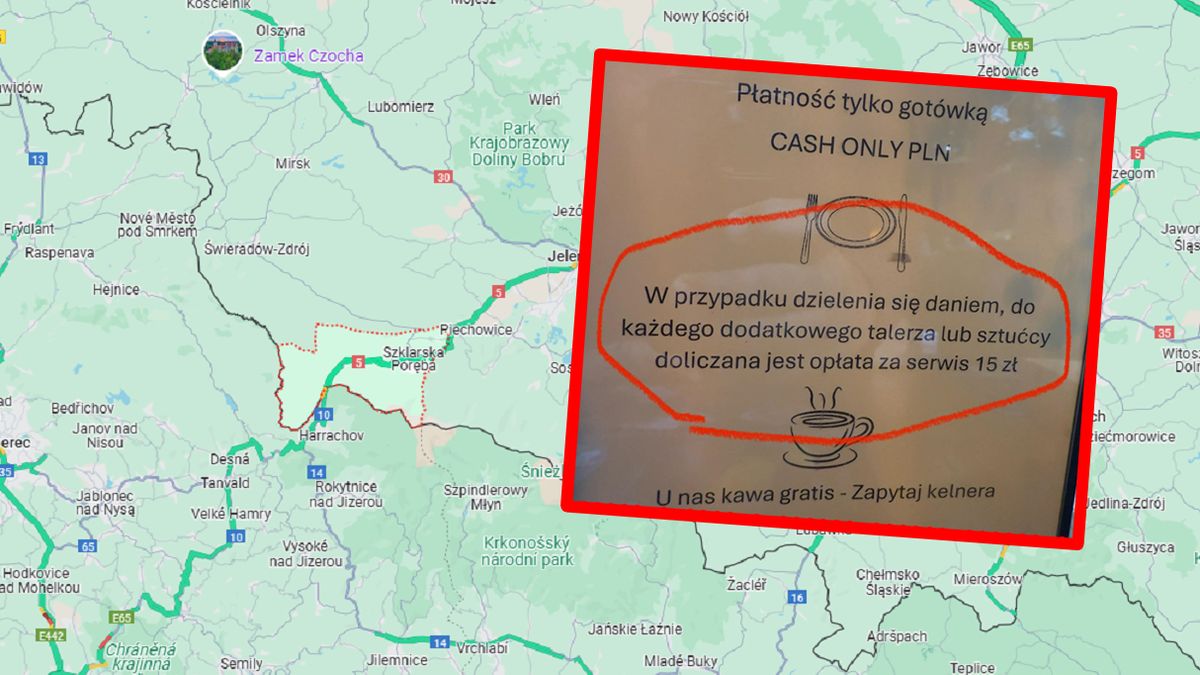 Kontrowersyjna pozycja w menu w Szklarskiej Porębie