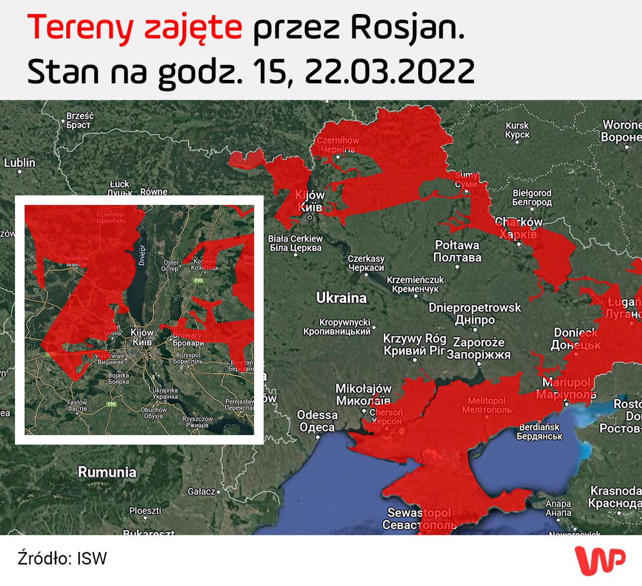 Tereny zajęte przez Rosjan