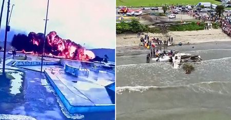 Samolot rozbił się w Brazylii. Moment katastrofy nagrała kamera