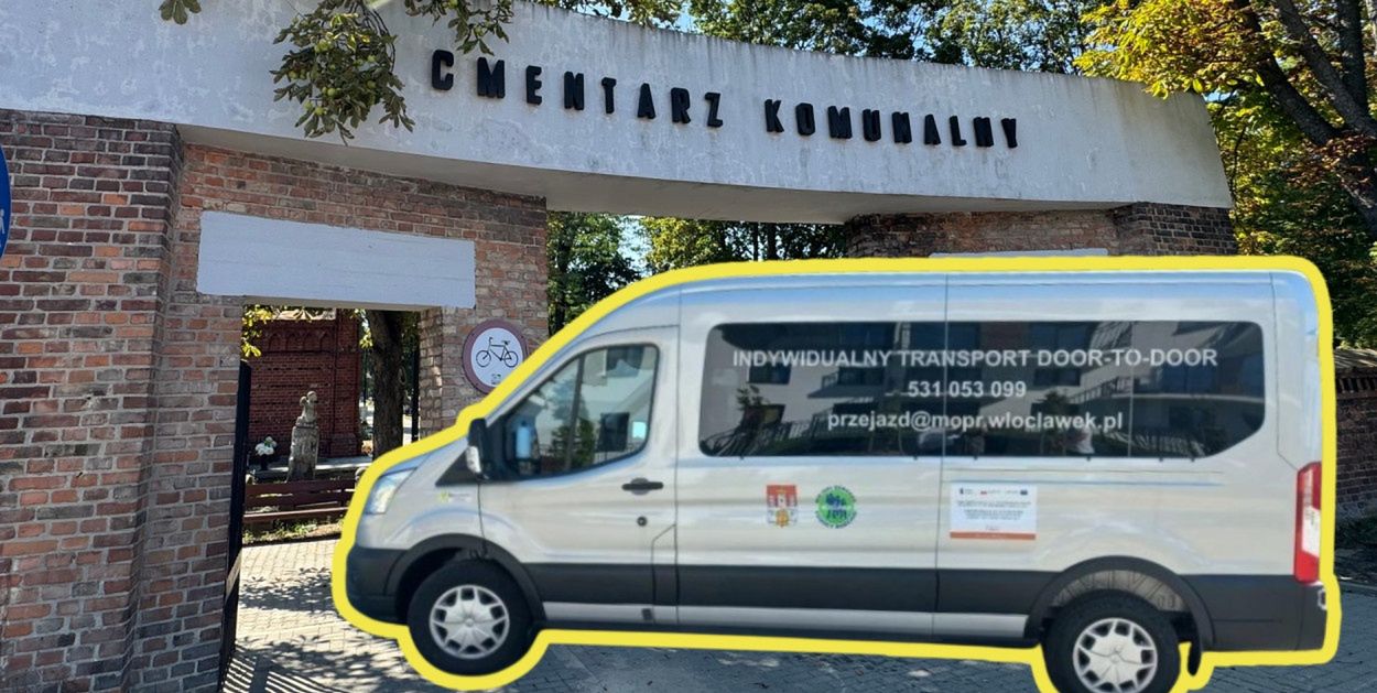 Włocławek: Miejską taksówką na cmentarz. Bezpłatna pomoc