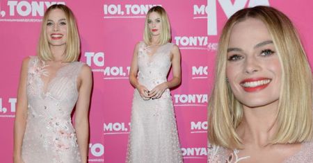 Dziewczęca Margot Robbie w sukni za 100 TYSIĘCY