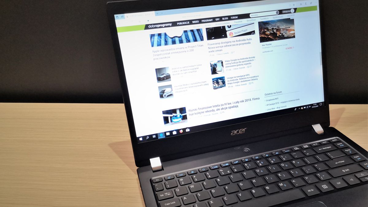 Acer TravelMate X3 – test klasycznego laptopa z szeregiem przydatnych złączy 1
