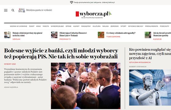 Drożeje subskrypcja cyfrowa "Gazety Wyborczej"