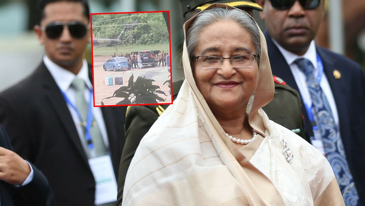 Prime Minister Sheikh Hasina flees Bangladesh amid violent protests