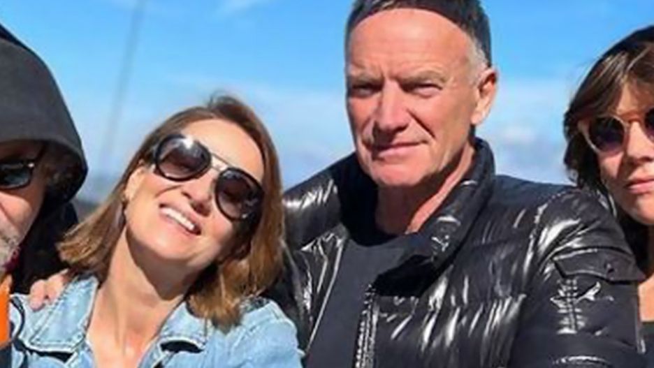 Maja Ostaszewska na urodzinach Stinga