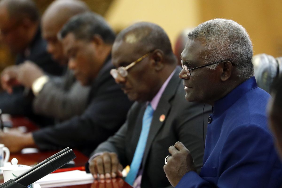 Solomon Islands Prime Minister Manasseh Sogavare od dawna już ustalał szczegóły paktu bezpieczeństwa z Chinami z ministrem Li Keqiangiem 