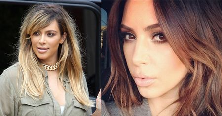 Kim Kardashian przefarbowała włosy! (FOTO)
