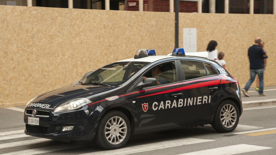 reporter_stock05.08.2016 Arezzo Toskania Wlochy Nz samochod Arma dei Carabinieri Fot. Wojciech Strozyk/REPORTERWojciech Strozyk/REPORTER