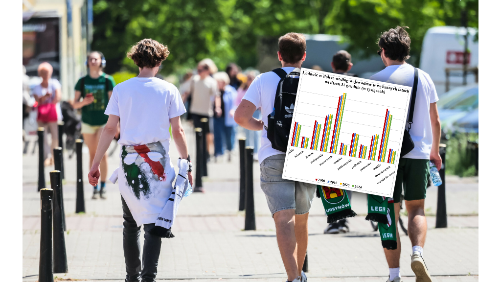 W 2024 r. ubyło mieszkańców we wszystkich województwach