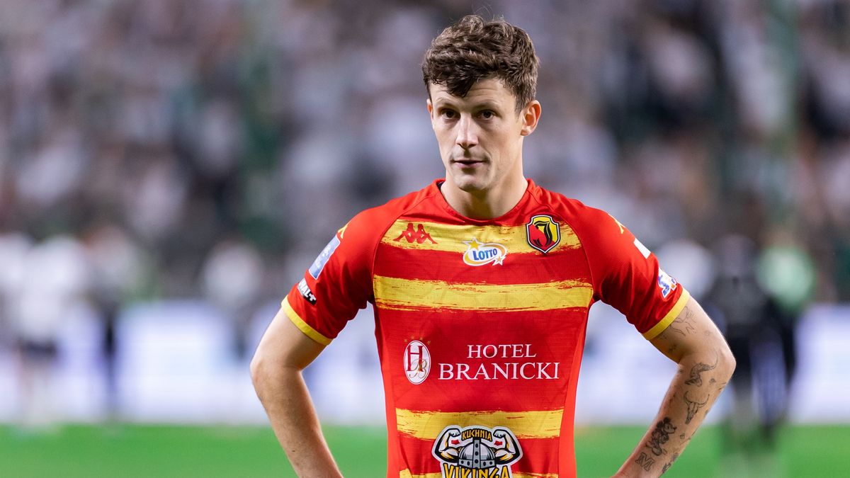 WARSAW, POLAND - 2023/05/12: Marc Gual of Jagiellonia seen during the Polish PKO Ekstraklasa League match between Legia Warszawa and Jagiellonia Bialystok at Marshal Jozef Pilsudski Legia Warsaw Municipal Stadium.
Final score; Legia Warszawa 5:1 Jagiellonia Bialystok. (Photo by Mikolaj Barbanell/SOPA Images/LightRocket via Getty Images)