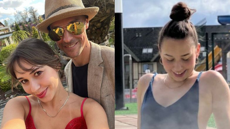 Marcelina Ziętek i Piotr Żyła wypoczywają w jacuzzi