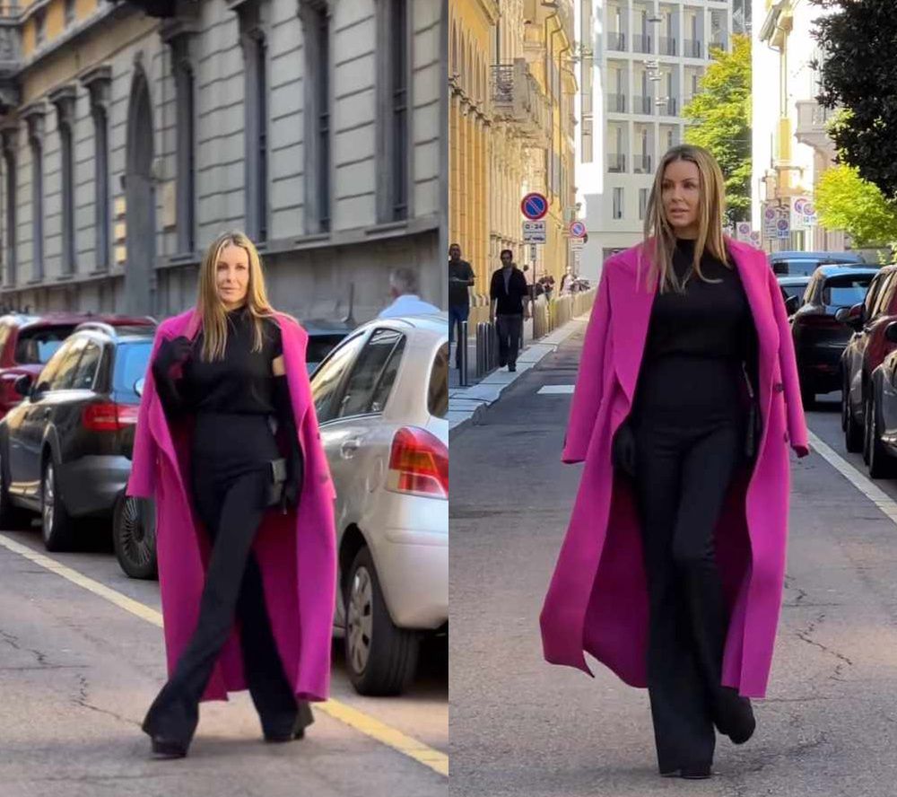 Małgorzata Rozenek Fashion Weeku w Mediolanie