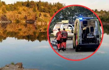 Zimnik: Tragedia w kamieniołomie. Nie żyje 45-latek, wpadł do wody
