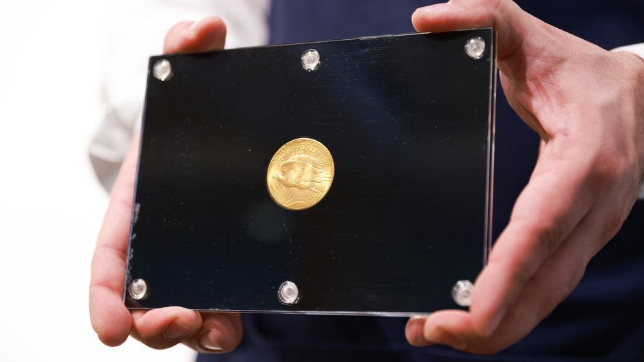 Złoty "Double Eagle" wybity przez mennicę USA w 1933 r. 