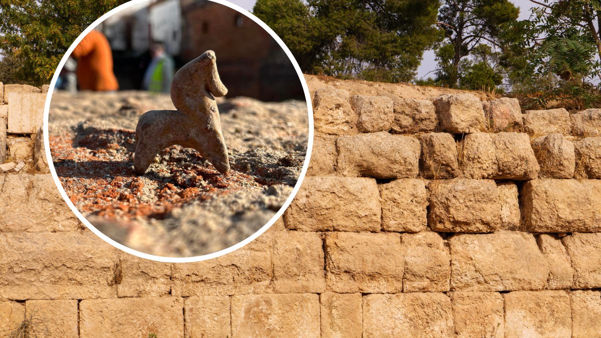 Średniowieczna figurka konika