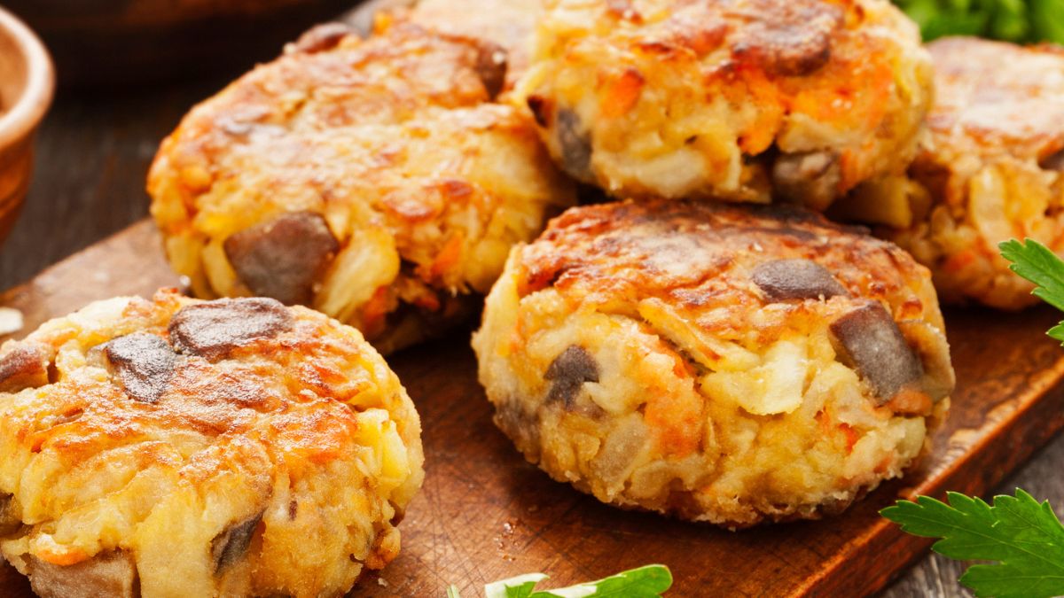 W piątki jem kotlety z grzybów