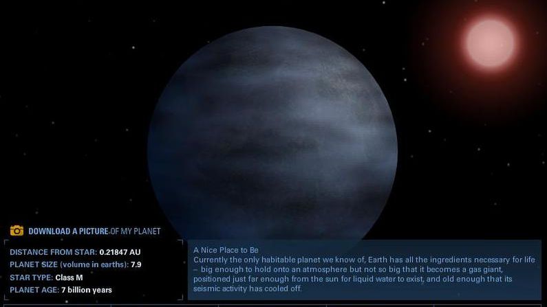 Stwórz własną planetę dzięki NASA 1