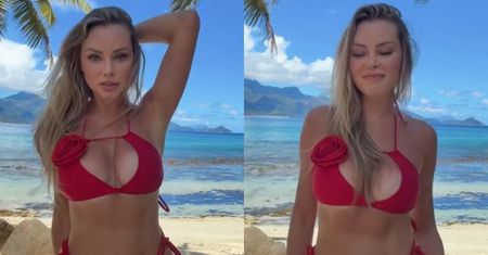 Ola Ciupa w czerwonym BIKINI popisuje się tańcem. Internauci w zachwycie. "Co za figura"