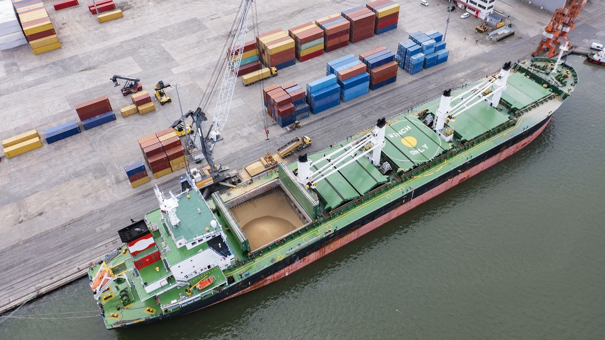 Rozpoczął się eksport zboża przez porty rzeczne na Dunaju