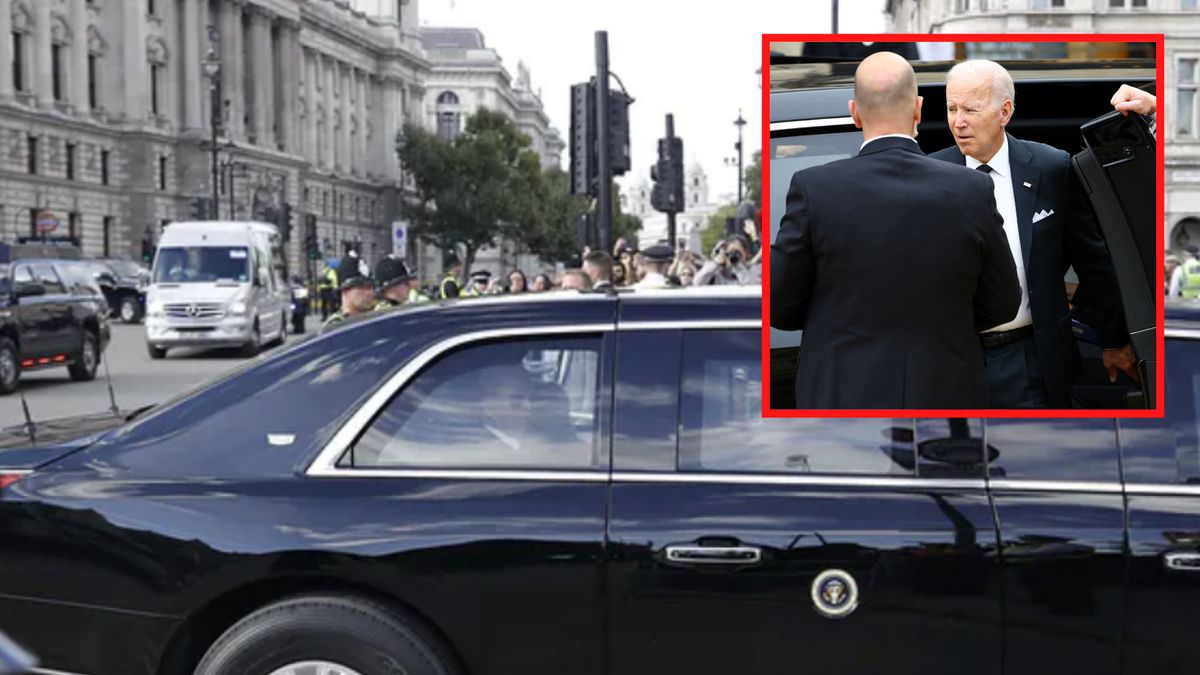 Joe Biden dotarł na ceremonię własnym pojazdem 