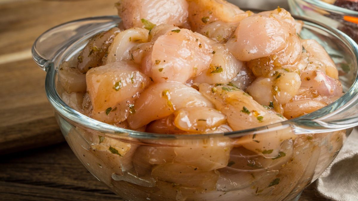 Pokrojony filet z kurczaka