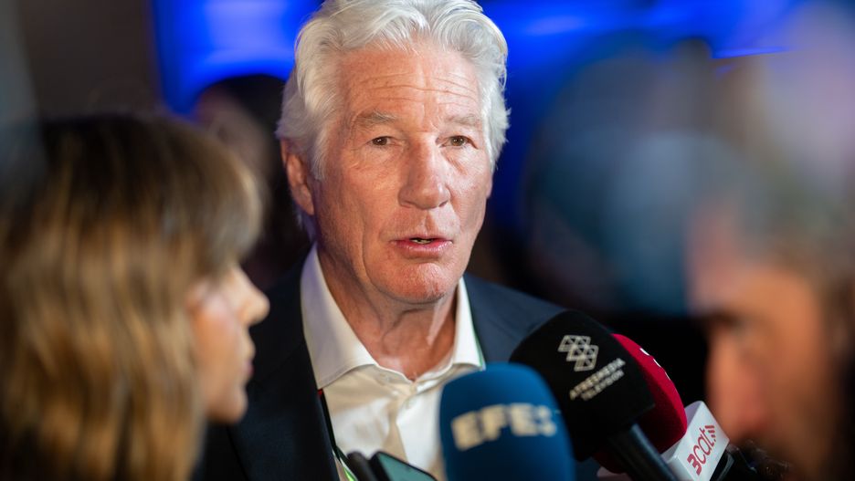 Richard Gere na wydarzeniu Open Arms w Barcelonie