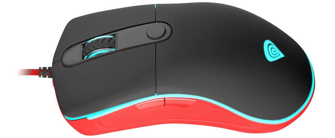 Genesis Krypton 500: mysz z sensorem PixArt i podświetleniem RGB 2