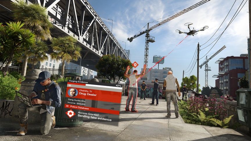 Watch Dogs 2 -podkładanie dowodów
