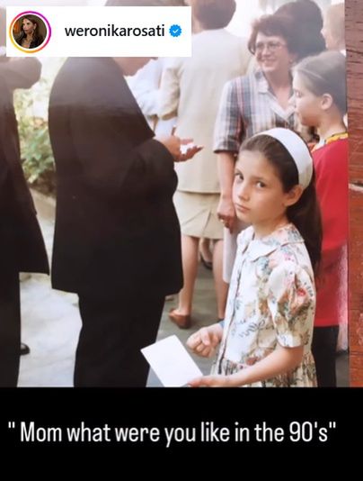 Stare zdjęcie Weroniki Rosati