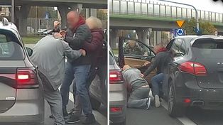 Próbował powstrzymać agresora z Porsche. "To nie kierowca, to bandyta"
