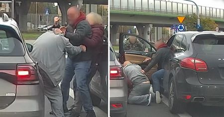 Próbował powstrzymać agresora z Porsche. "To nie kierowca, to bandyta"