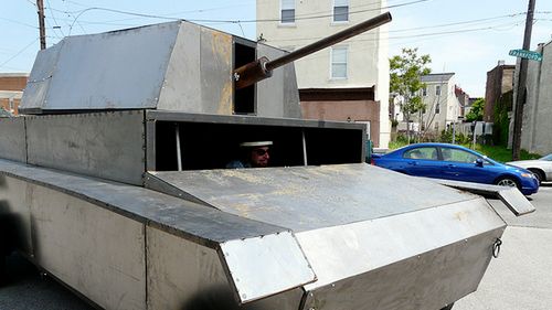 Czołg napędzany siłą ludzkich mięśni [wideo] 1