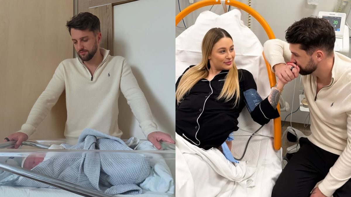 Luka pokazał zdjęcia z porodówki