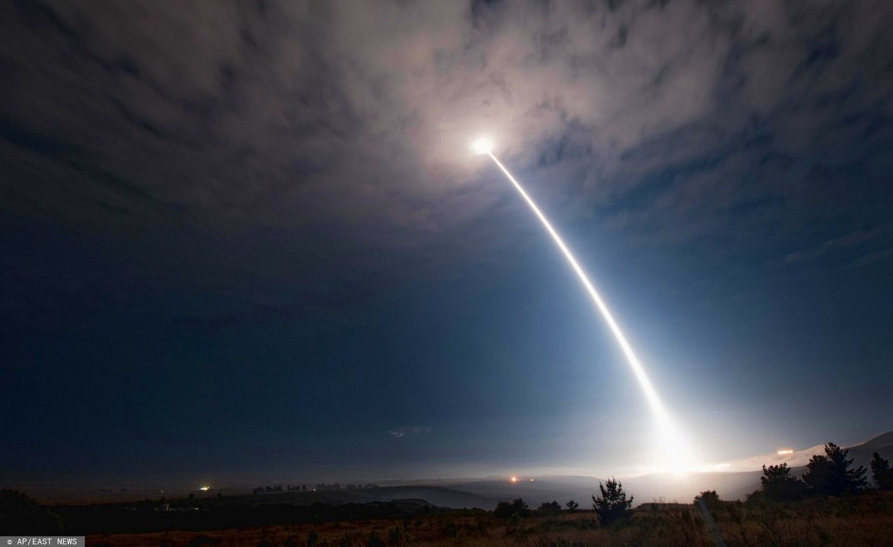 Test pocisku balistycznego o zasięgu międzykontynentalnym (ICBM) Minuteman III