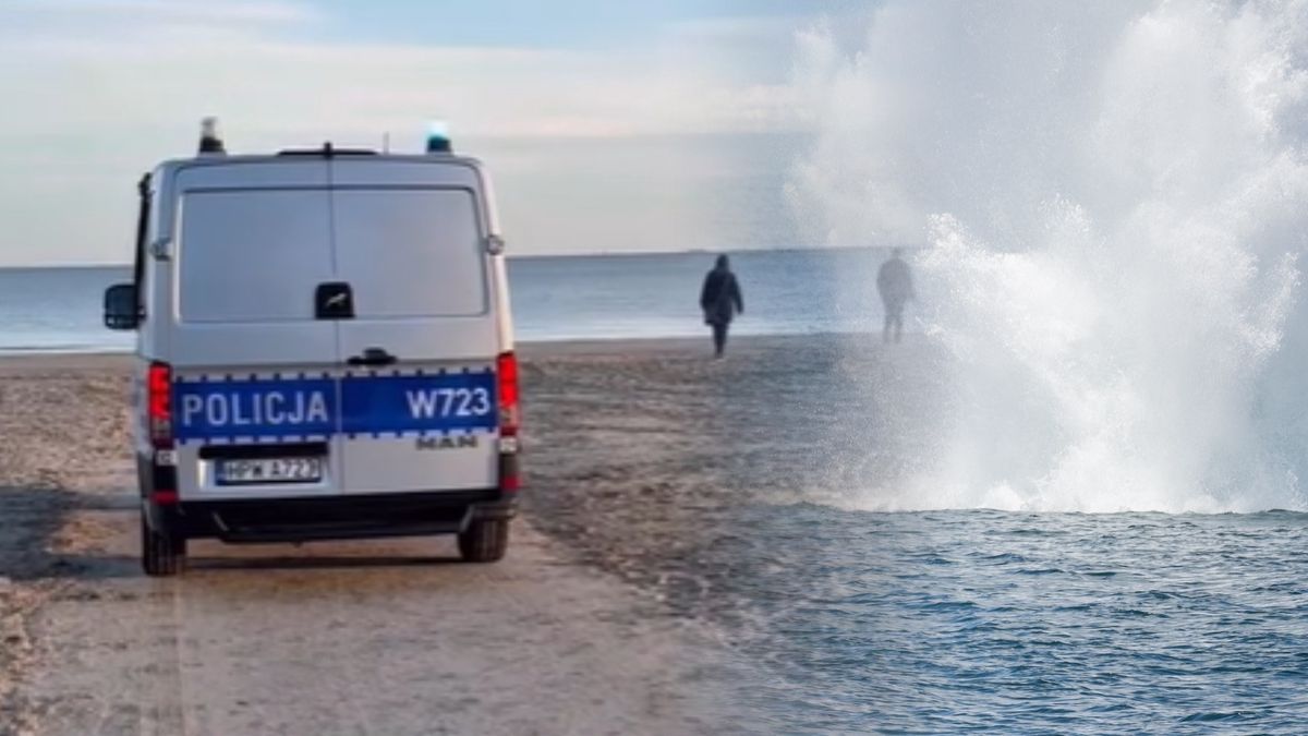 Nie wchodź do wody. Wojsko prowadzi operację na Bałtyku