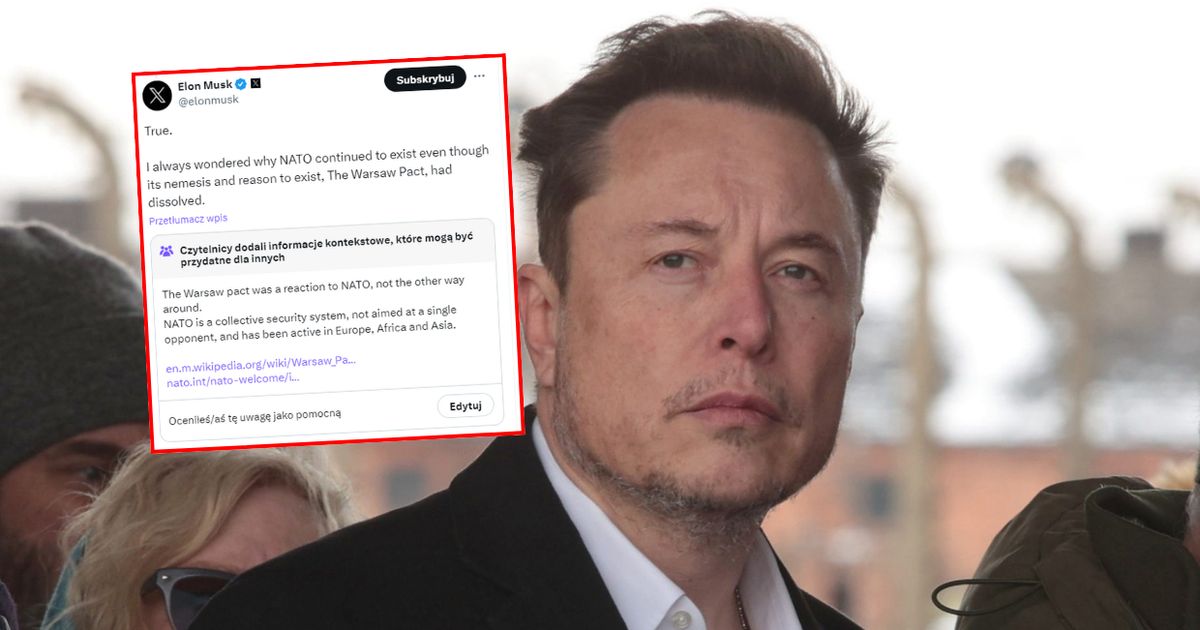 Musk "za" rozwiązaniem NATO. Machina Kremla od razu ruszyła