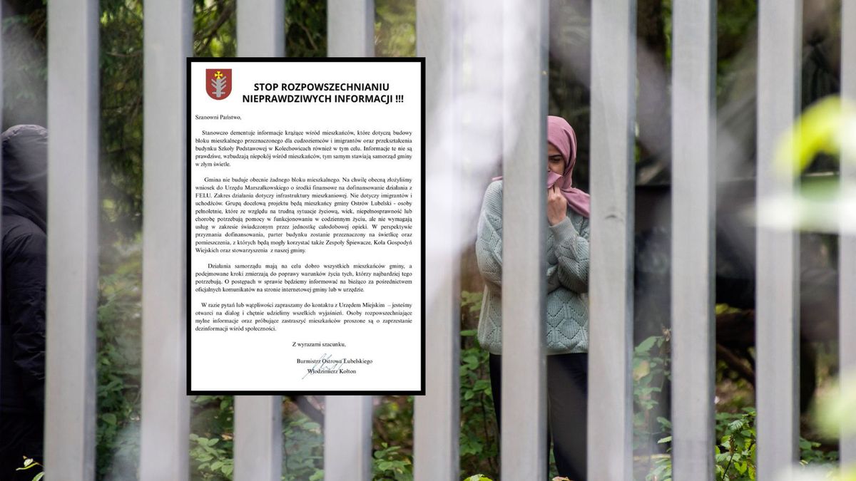 Burmistrz dementuje pogłoski dotyczące ośrodka dla migrantów