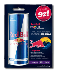 Do każdego telefonu dołączano dodatkowo starter (fot. Redbull Mobile)