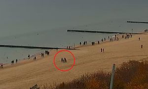 11 listopada, 12:45. Taki widok w Kołobrzegu